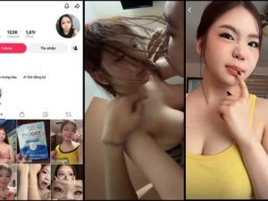Hot TikToker 2k7 hơn 120k fl vú to lộ clip địt nhau (Part 1)